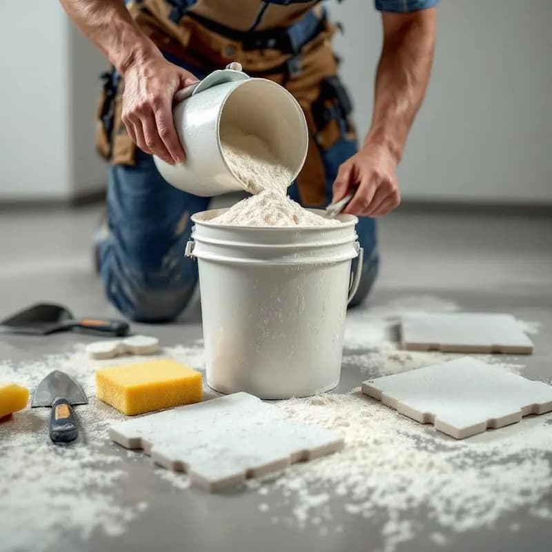 تصویر 3 از چسب پودری کاشی استخری مناسب استخر و مخازن آبی